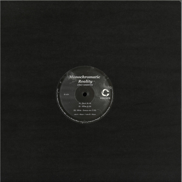 Dino Sabatini - Monochromatic Reality EP (Svreca Remix) (Back)