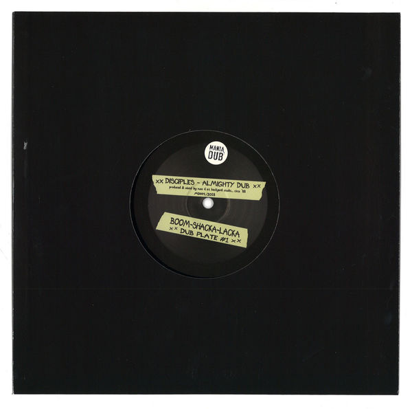 Disciples - Almighty Dub / Zion Rock Dub 10 (Back)