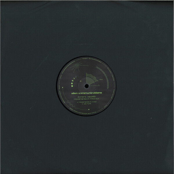 Domenic Cappello - Movements in Mind EP (Back)