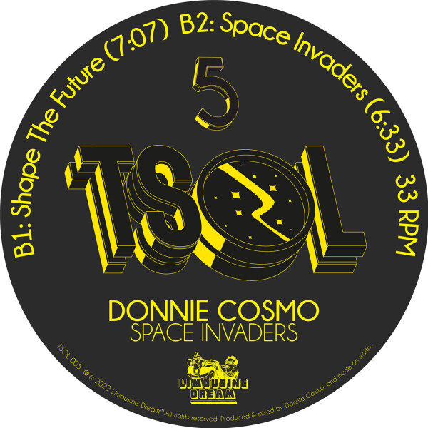 Donnie Cosmo - Space Invaders (Back)