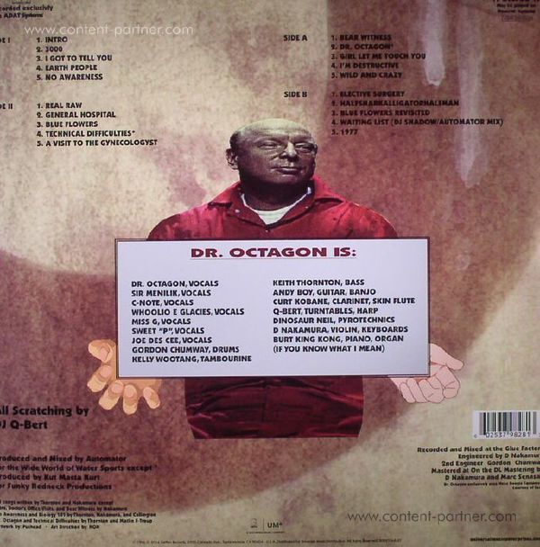 Dr. Octagon - Dr.Octagonecologyst (Octagonal Box) (3LP) (Back)