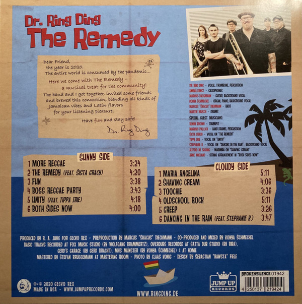 Dr. Ring Ding - The Remedy (LP) (Back)