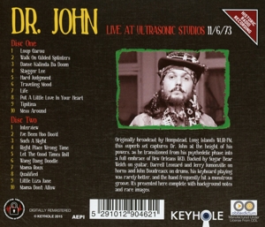 Dr.John - Ultrasonic Studios 11/6/73 (Back)