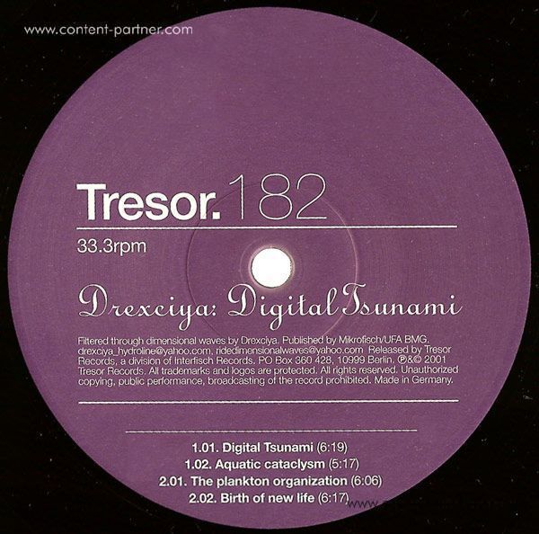 Drexciya - Digital Tsunami (Back)