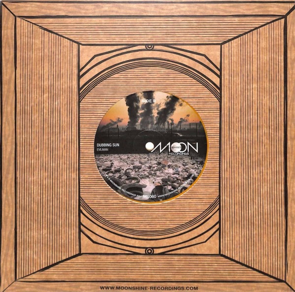 Dubbing Sun - Hail Jah / Evilman [orange marbled vinyl / label s (Back)