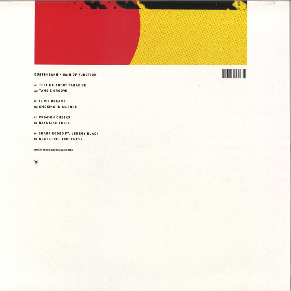 Dustin Zahn - Gain Of Function (Back)