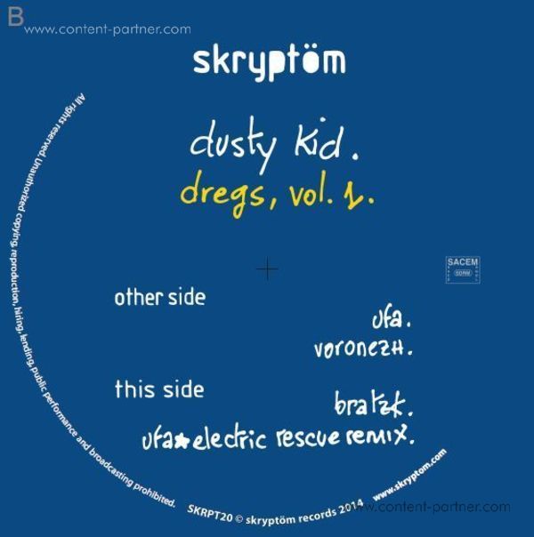 Dusty Kid - Dregs Vol. 1 Ep (Back)