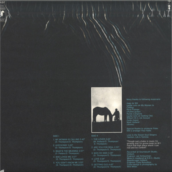 Dwight Thompson - Hypocrisy (Back)