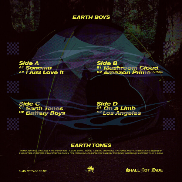 Earth Boys - Earth Tones LP (Back)
