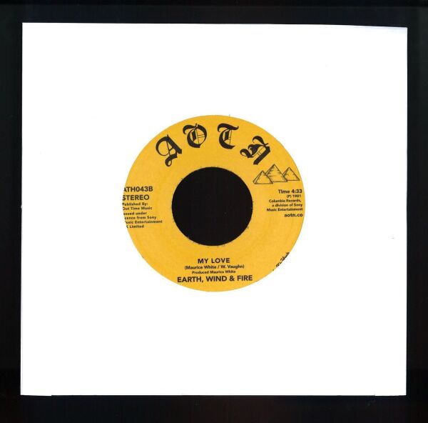 Earth, Wind & Fire - Brazilian Rhyme / My Love (7" Vinyl) (Back)