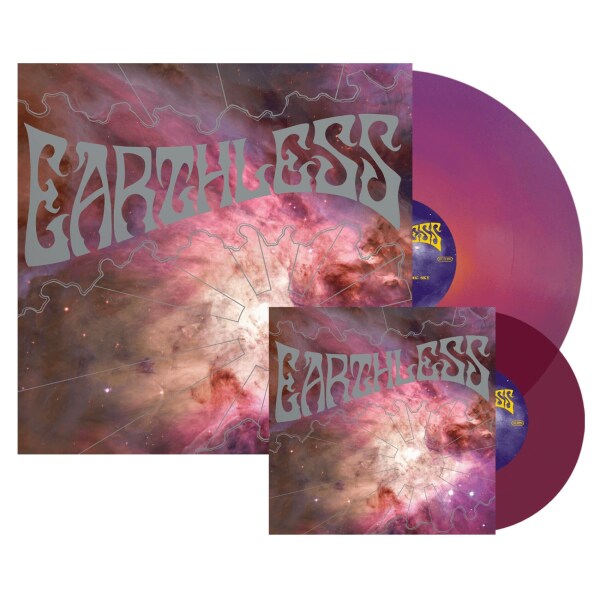 Earthless - Rhythms From A Cosmic Sky (LP/Orange in Purple+7") (Back)