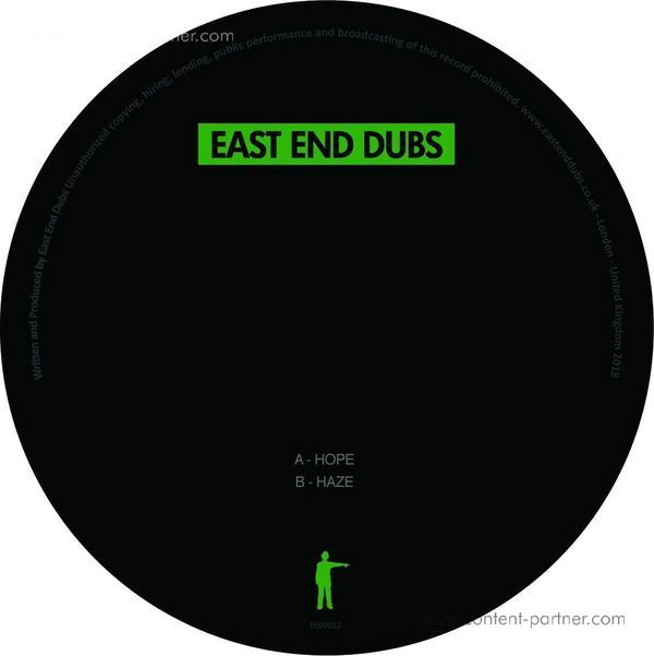 East End Dubs - Hope / Haze (Back)