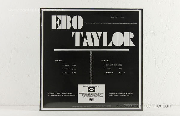 Ebo Taylor - Ebo Taylor (180g Reissue) (Back)