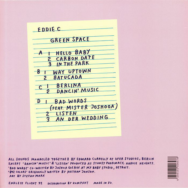 Eddie C - Green Space (Back)