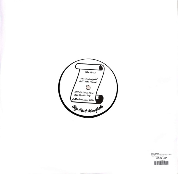 Eden Burns - Big Beat Manifesto Vol. II (Back)