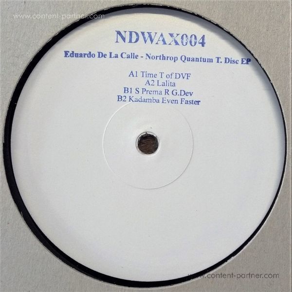 Eduardo De La Calle - Northrop Quantum T. Disc EP (Back)