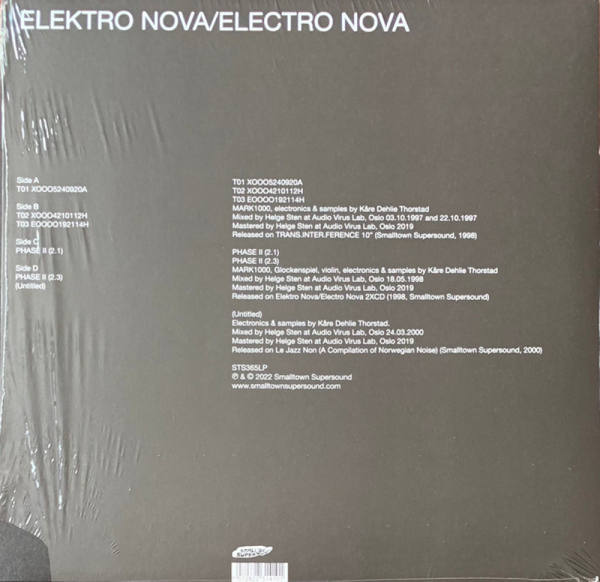 Elektro Nova - Electro Nova (Back)