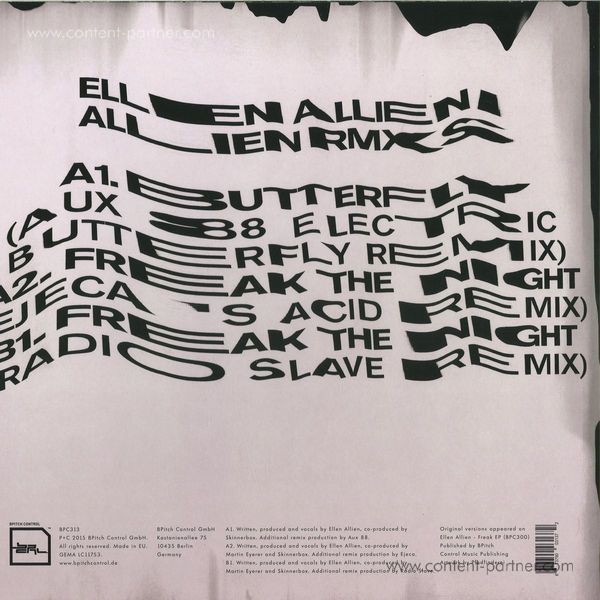 Ellen Allien - Allien RMXS (Back)