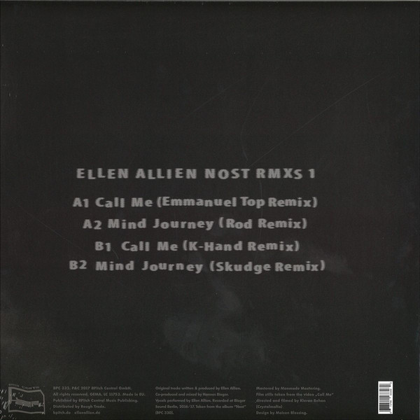 Ellen Allien - Nost Rmxs 1 (Back)