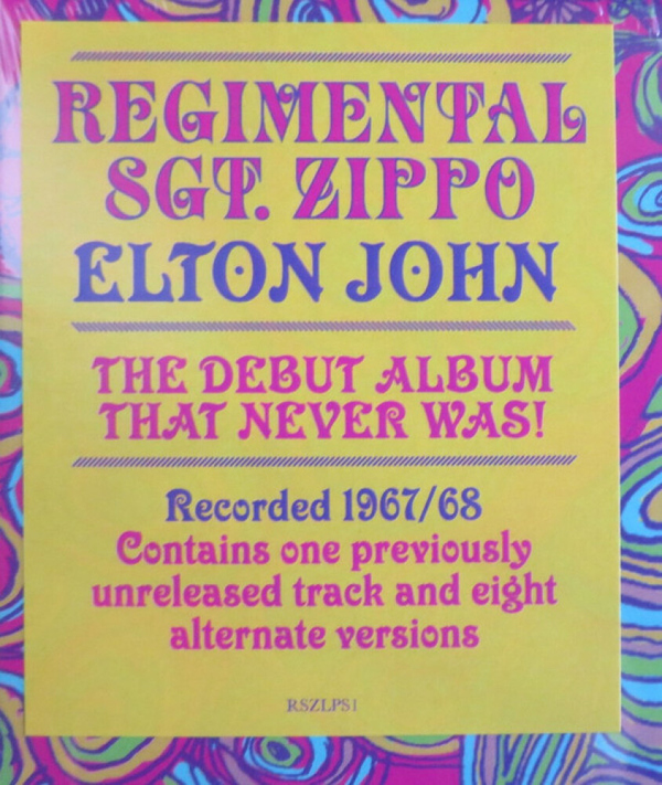 Elton John - Regimental Sgt.Zippo (Vinyl) (Back)