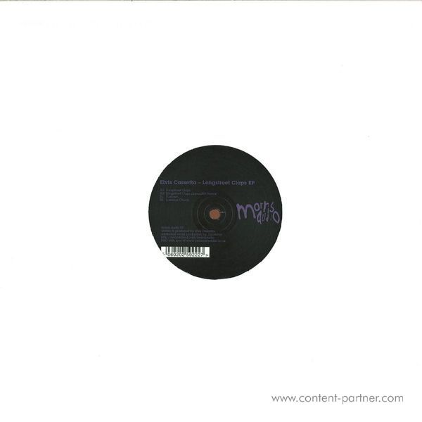 Elvis Cassetta - Longstreet Claps Ep (incl. Jammhot Remix) (Back)
