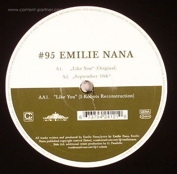Emilie Nana - Compost Black Label 95 (Back)
