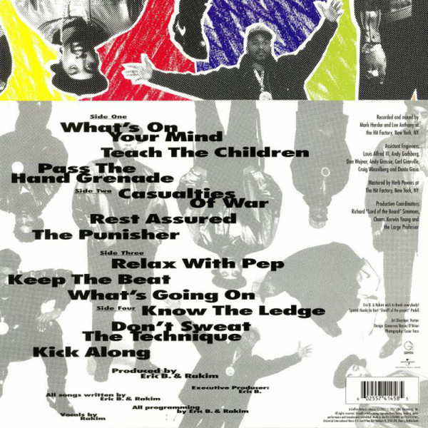Eric B. & Rakim - Don't Sweat The Technique (2LP Reissue) (Back)