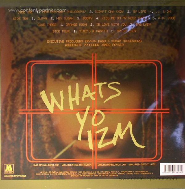 Erykah Badu - Mama's Gun (2LP Re-Issue) (Back)