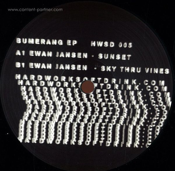 Ewan Jansen - Bumerang (Vinyl Only) (Back)