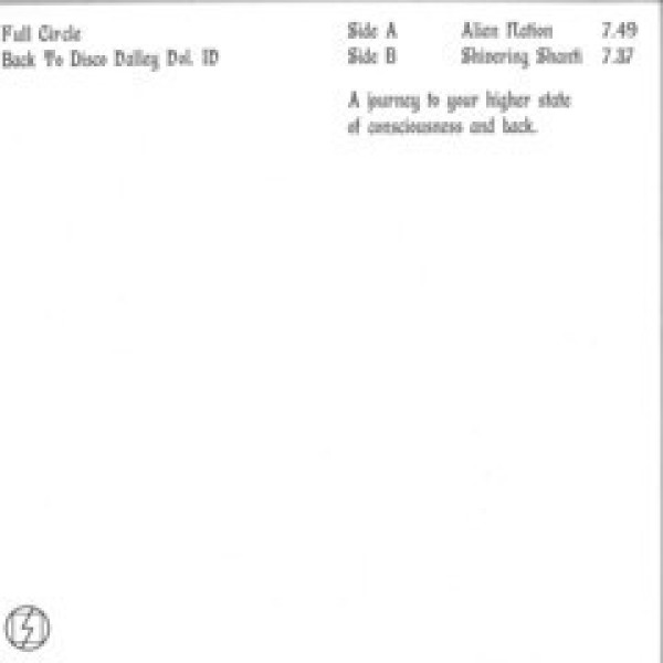 FULL CIRCLE - BACK TO DISCO VALLEY VOL. 4 (Back)