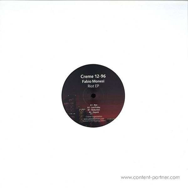 Fabio Monesi - Riot EP (Back)