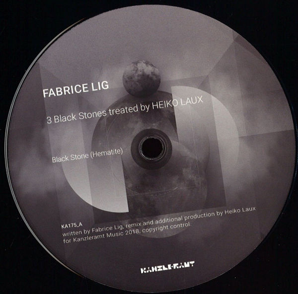 Fabrice Lig - 3 Black Stones treated by Heiko Laux