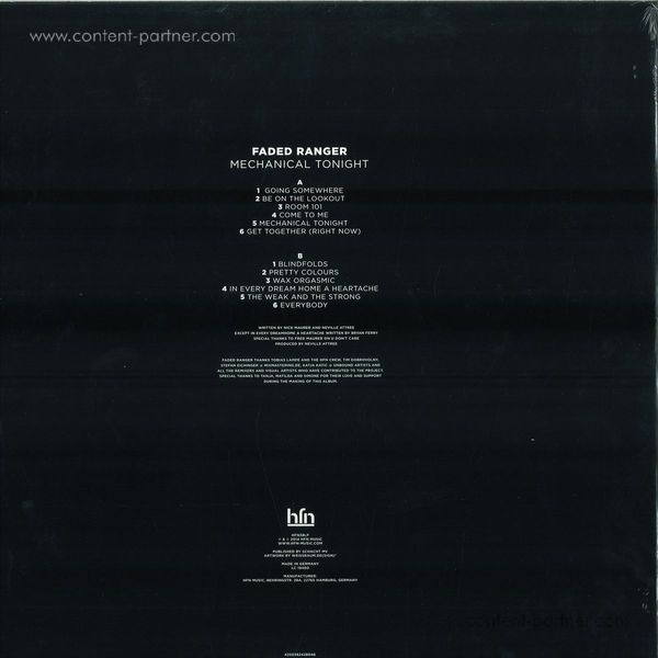 Faded Ranger - Mechanical Tonight (Back)