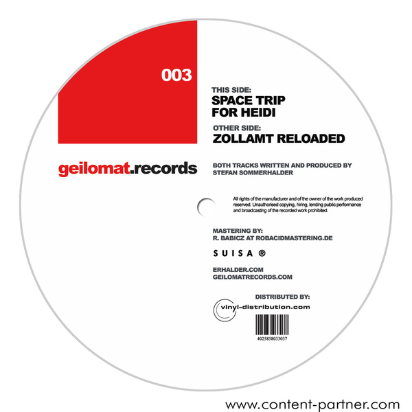 Fan Erhalder - Zollamt Reloaded EP (Back)