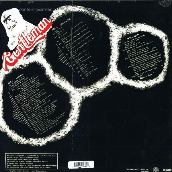 Fela Kuti - Gentleman (180g) (Back)