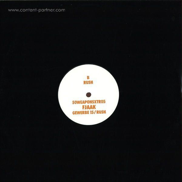 Fjaak - Gewerbe 15 / Rush (White Label 12'') (Back)