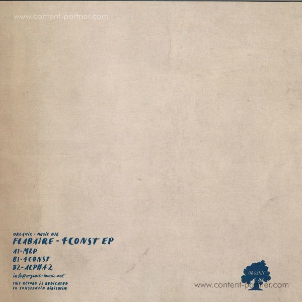 Flabaire - 4Const EP (Vinyl Only) (Back)