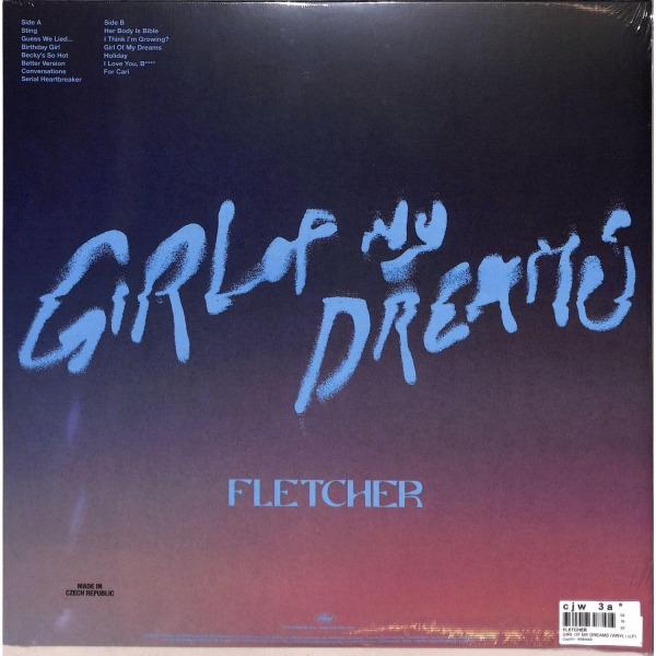 Fletcher - Girl Of My Dreams (Vinyl) (Back)