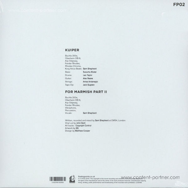 Floating Points - Kuiper EP (Back)