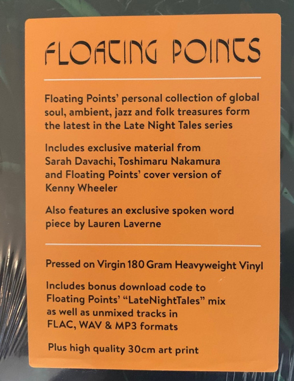 Floating Points - Late Night Tales (180g 2LP) (Back)