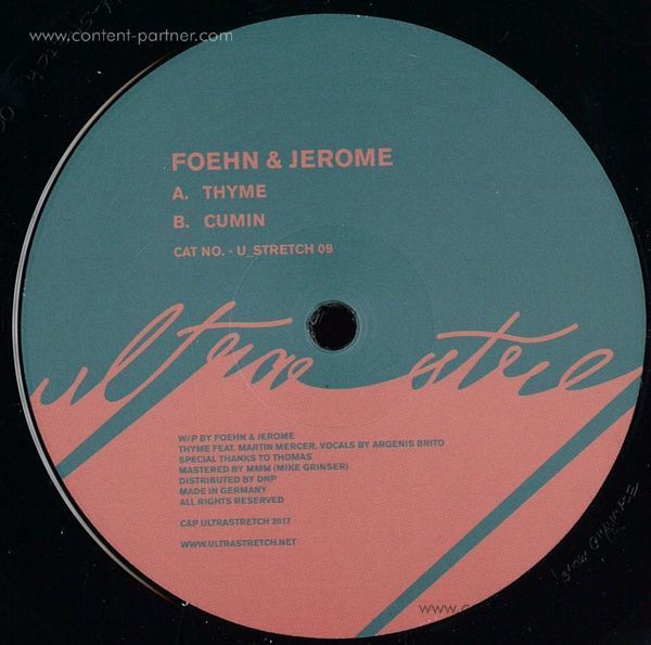 Foehn & Jerome - Thyme/Cumin