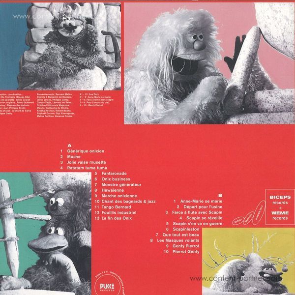 Francois De Roubaix Et Bernard Maitre - Les Onix Nregistrements Meconnus Pour Marionnettes (Back)