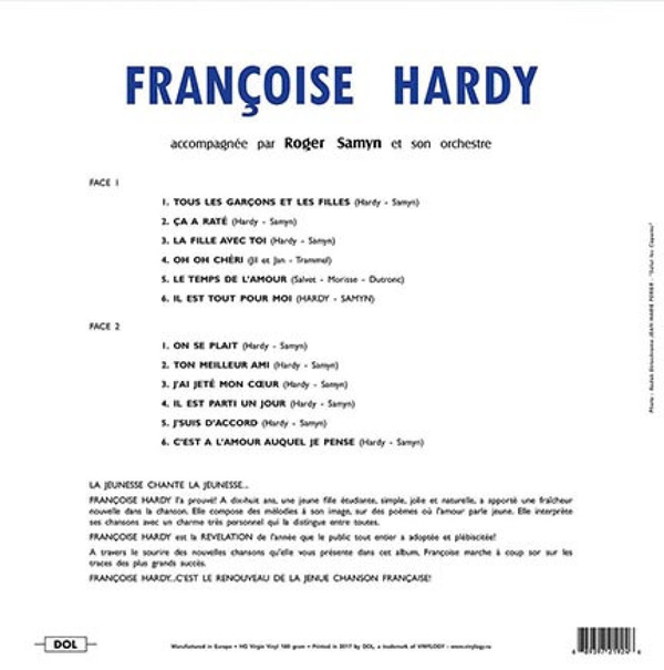 Francoise Hardy - Francoise Hardy (Back)