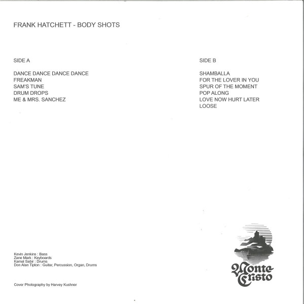 Frank Hatchett - Body Shots [printed sleeve / official re-issue] (Back)