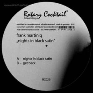 Frank Martiniq - Nights In Black Satin