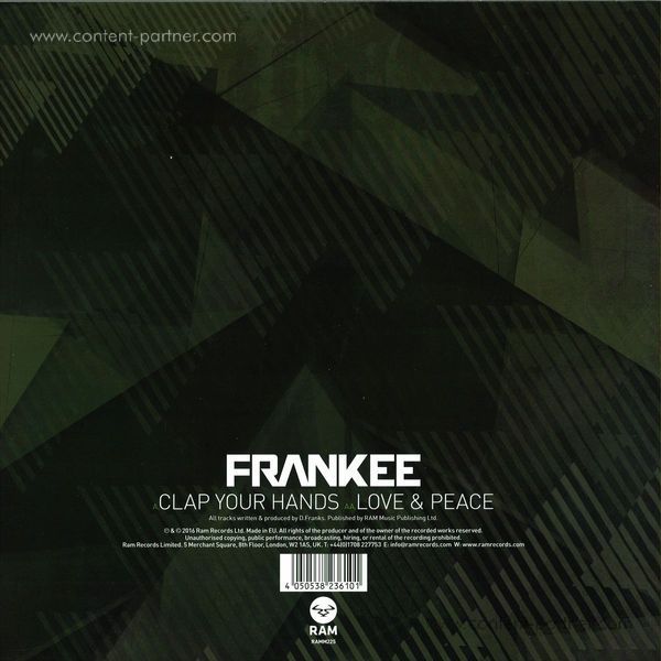 Frankee - Clap Your Hands / Love & Peace (Back)