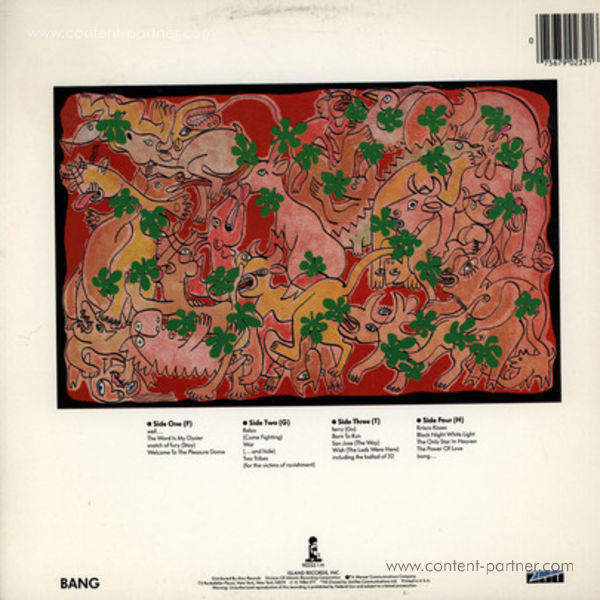 Frankie Goes To Hollywood - Welcome To The Pleasure Dome (Back)