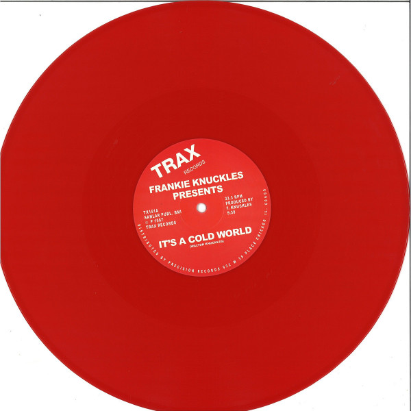 Frankie Knuckles - It's A Cold World / Bad Boy (Limited Red Repress)