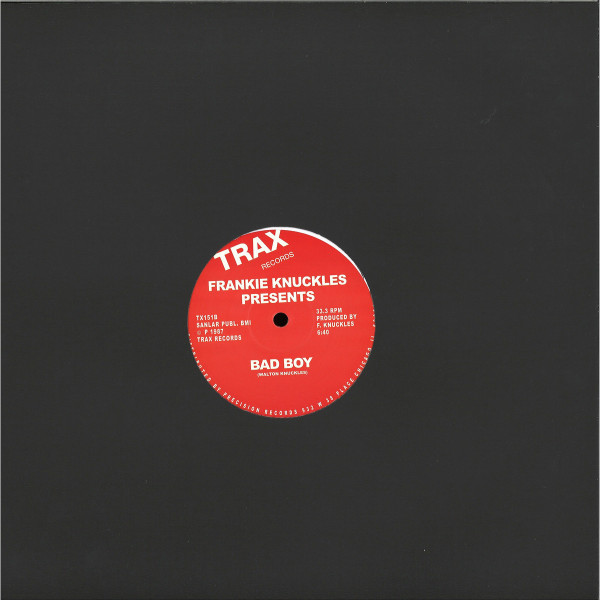 Frankie Knuckles - It's A Cold World / Bad Boy (Limited Red Repress) (Back)