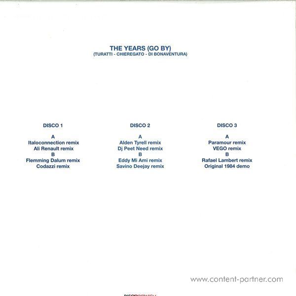 Fred Ventura - The Years (Go By) 30th Anniv. Reworks (Back)